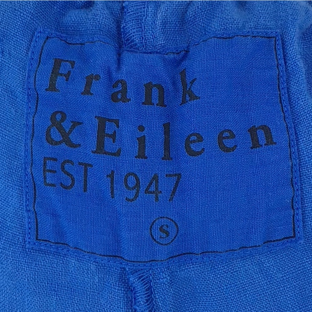 NWT Frank & Eileen Blue Wide Leg Pants size Small - Picture 5 of 5